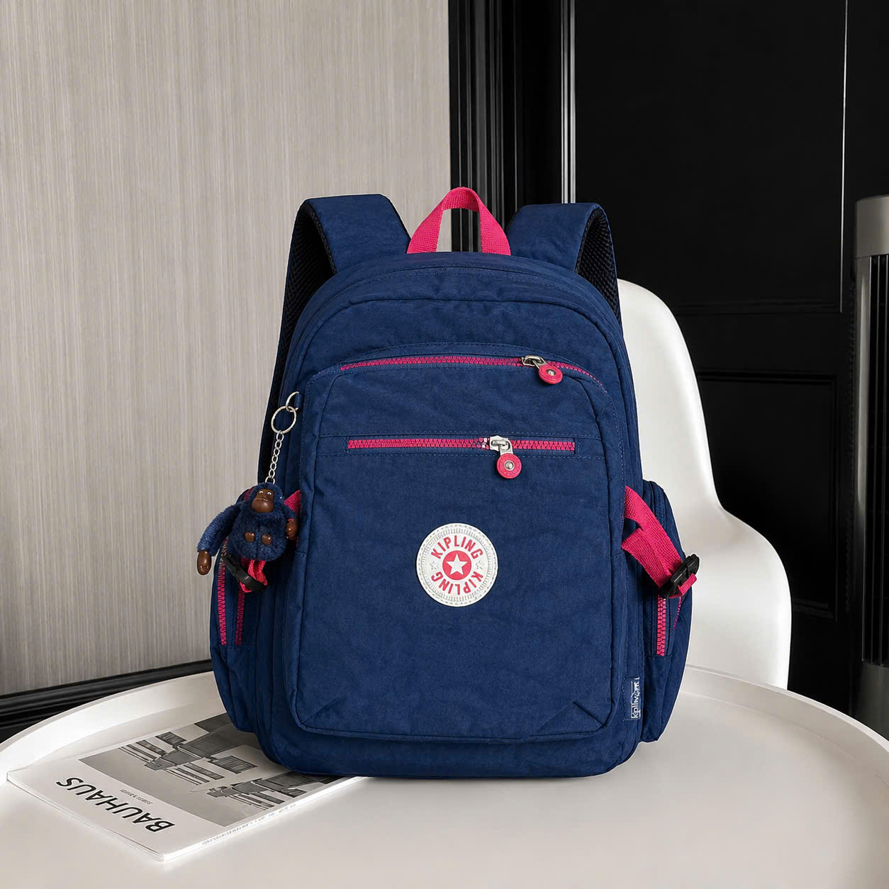 Balo Kipling – thiết kế tiện dụng, có ngăn laptop